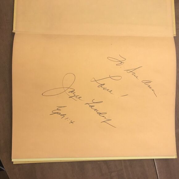 MIX BUTTER WITH LOVE By Joyce Landorf - Hardcover Signed Autographed - Picture 2 of 8